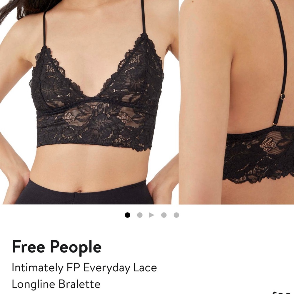 Free People unlined bralette